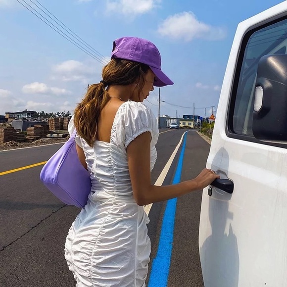 Lilac Hobo Purse Small Bag Fashion Trendy - Picture 2 of 16